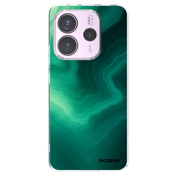 Picasee silikonový průhledný obal pro Xiaomi Redmi Note 14 4G - Malachite