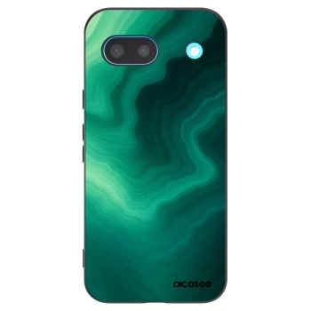 Picasee silikonový černý obal pro Google Pixel 8a - Malachite