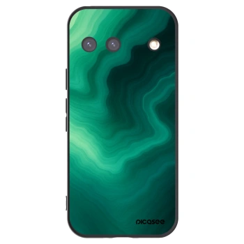 Picasee silikonový černý obal pro Google Pixel 9 - Malachite
