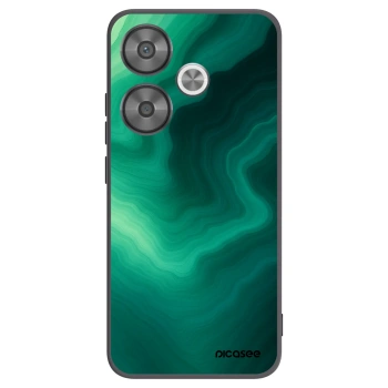 Picasee silikonový černý obal pro Xiaomi Poco F6 - Malachite