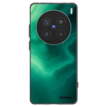 Picasee silikonový černý obal pro Vivo X200 Pro - Malachite
