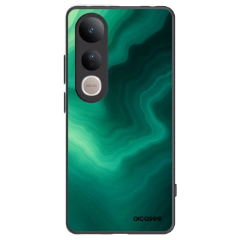 Picasee silikonový černý obal pro Vivo V50 Lite 5G - Malachite