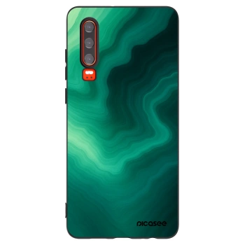 Picasee silikonový černý obal pro Huawei P30 - Malachite