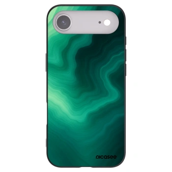 Picasee silikonový černý obal pro Apple iPhone Air - Malachite