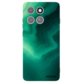 Picasee silikonový černý obal pro Motorola Edge 60 Pro - Malachite