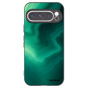 Picasee silikonový černý obal pro Google Pixel 9 Pro XL - Malachite