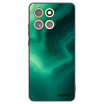 Picasee silikonový černý obal pro Motorola Moto G86 5G - Malachite