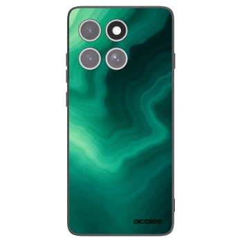 Picasee silikonový černý obal pro Motorola Edge 60 Fusion - Malachite