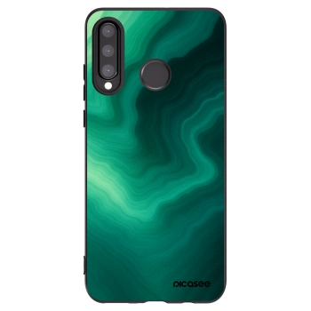 Picasee silikonový černý obal pro Huawei P30 Lite - Malachite