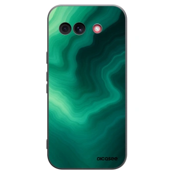Picasee silikonový černý obal pro Google Pixel 10a - Malachite