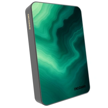 Picasee Powerbanka s MagSafe 10 000 mAh Šedá - Malachite