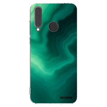 Picasee silikonový průhledný obal pro Honor 20 Lite - Malachite