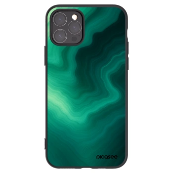 Picasee silikonový černý obal pro Apple iPhone 11 Pro - Malachite