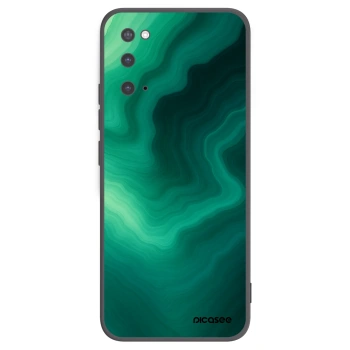 Picasee silikonový černý obal pro Samsung Galaxy S20 G980F - Malachite