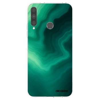 Picasee silikonový průhledný obal pro Huawei P40 Lite E - Malachite
