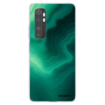 Picasee silikonový průhledný obal pro Xiaomi Mi Note 10 Lite - Malachite