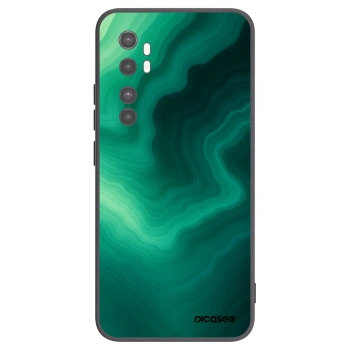 Picasee silikonový černý obal pro Xiaomi Mi Note 10 Lite - Malachite