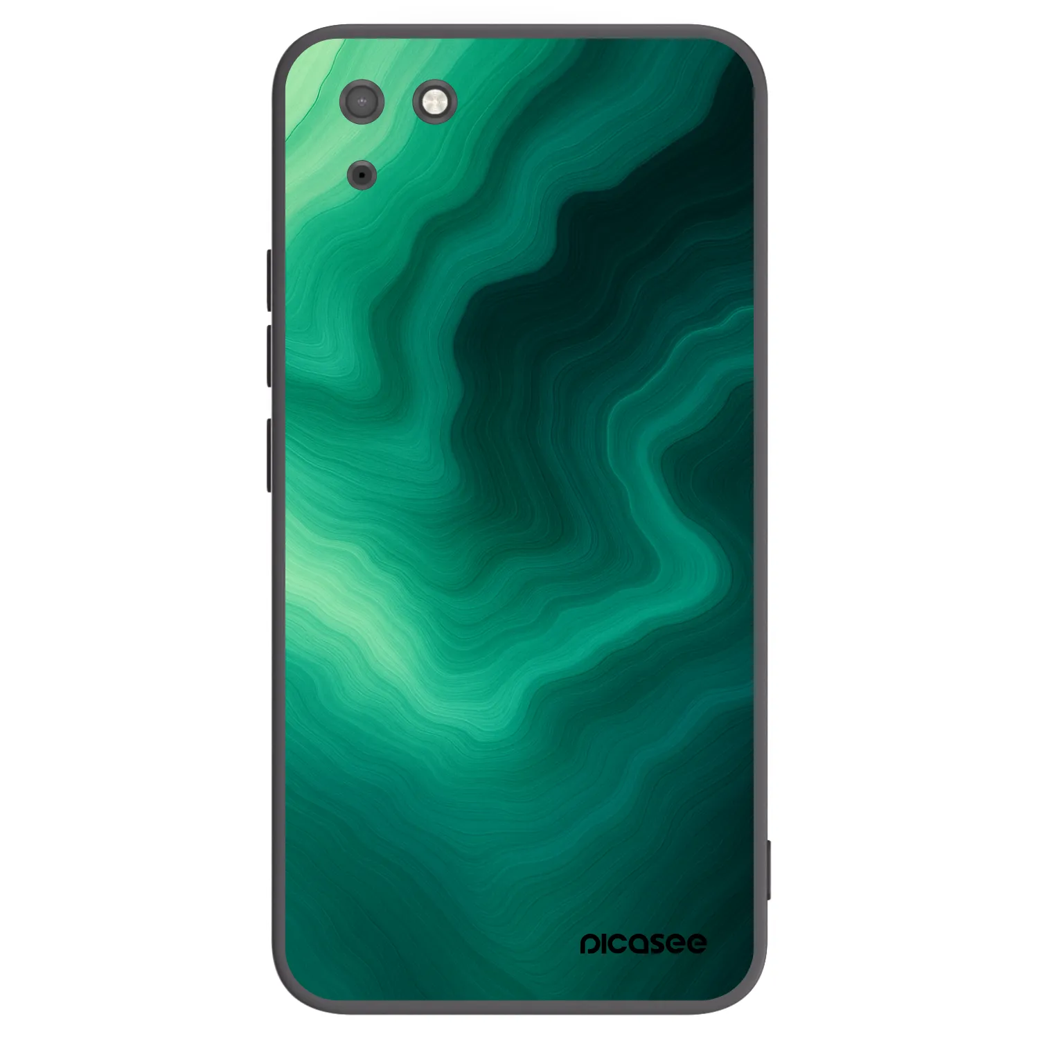 Picasee silikonový černý obal pro Huawei Y5P - Malachite