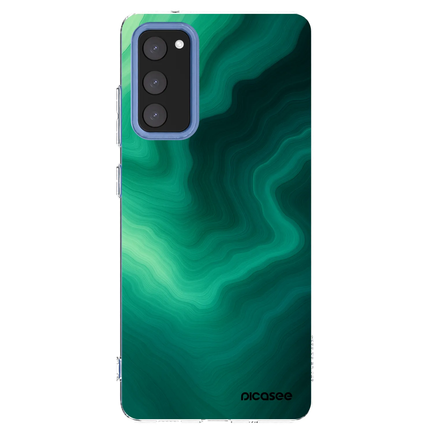 Picasee silikonový průhledný obal pro Samsung Galaxy S20 FE - Malachite