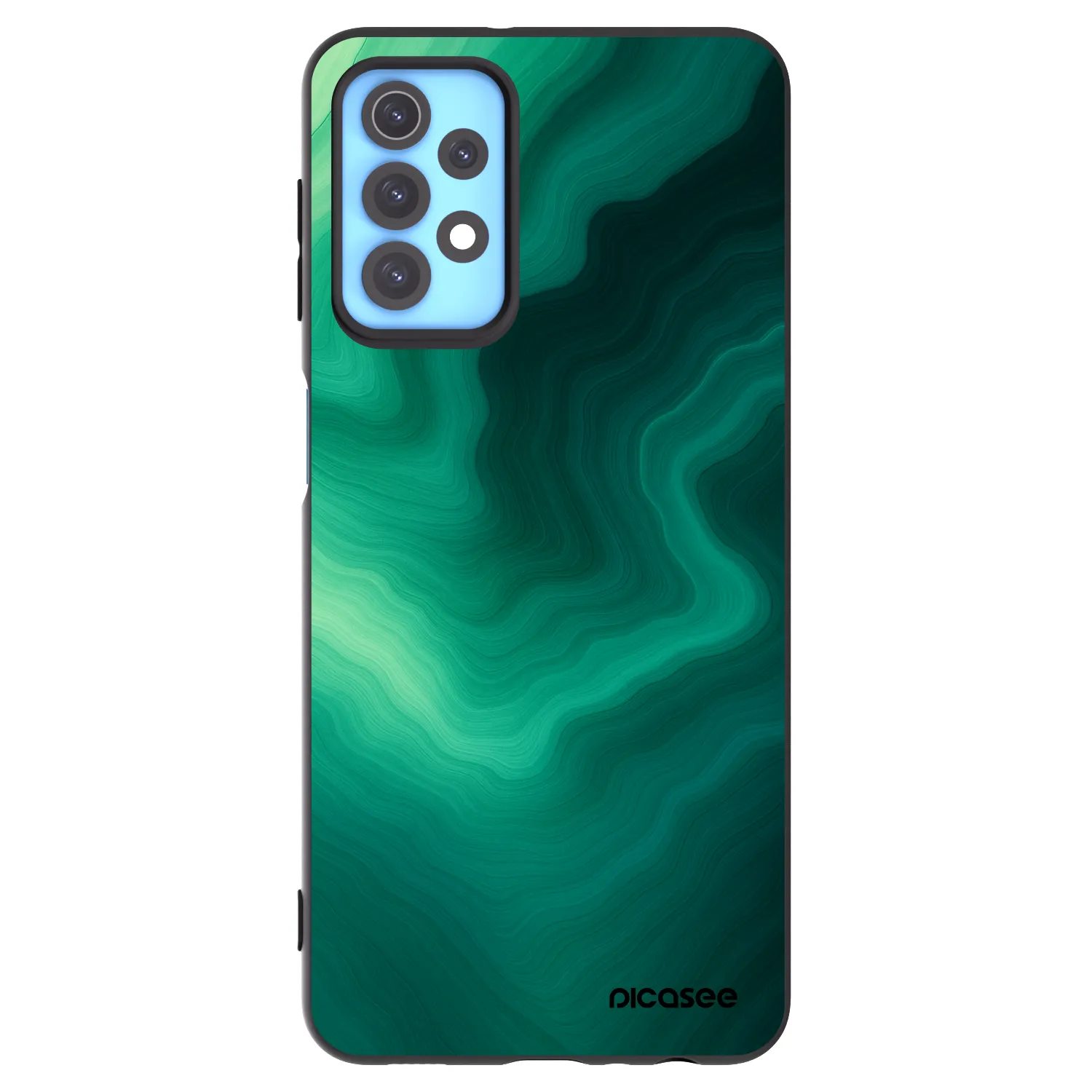 Picasee silikonový černý obal pro Samsung Galaxy A32 4G SM-A325F - Malachite