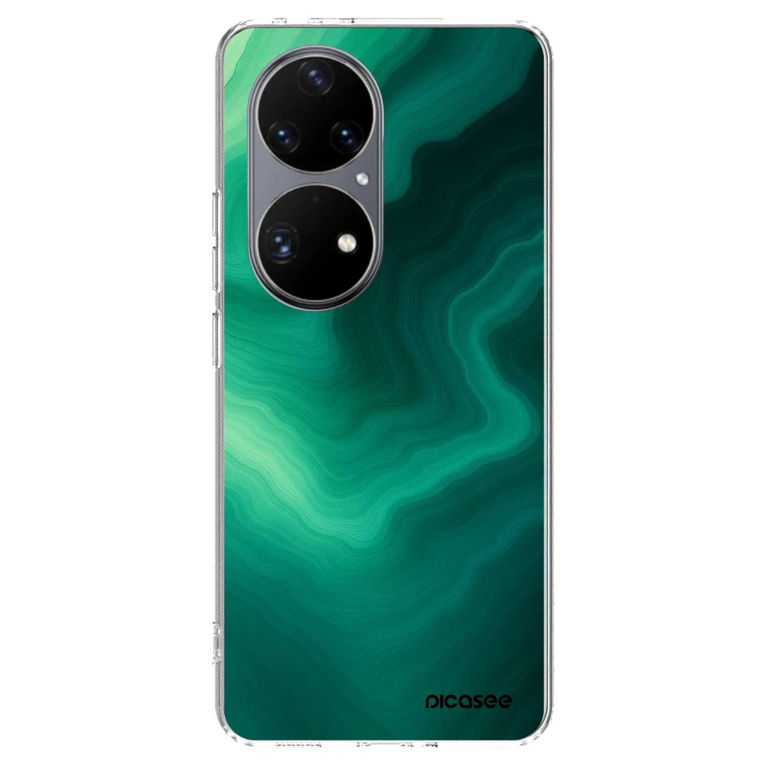 Picasee silikonový průhledný obal pro Huawei P50 - Malachite
