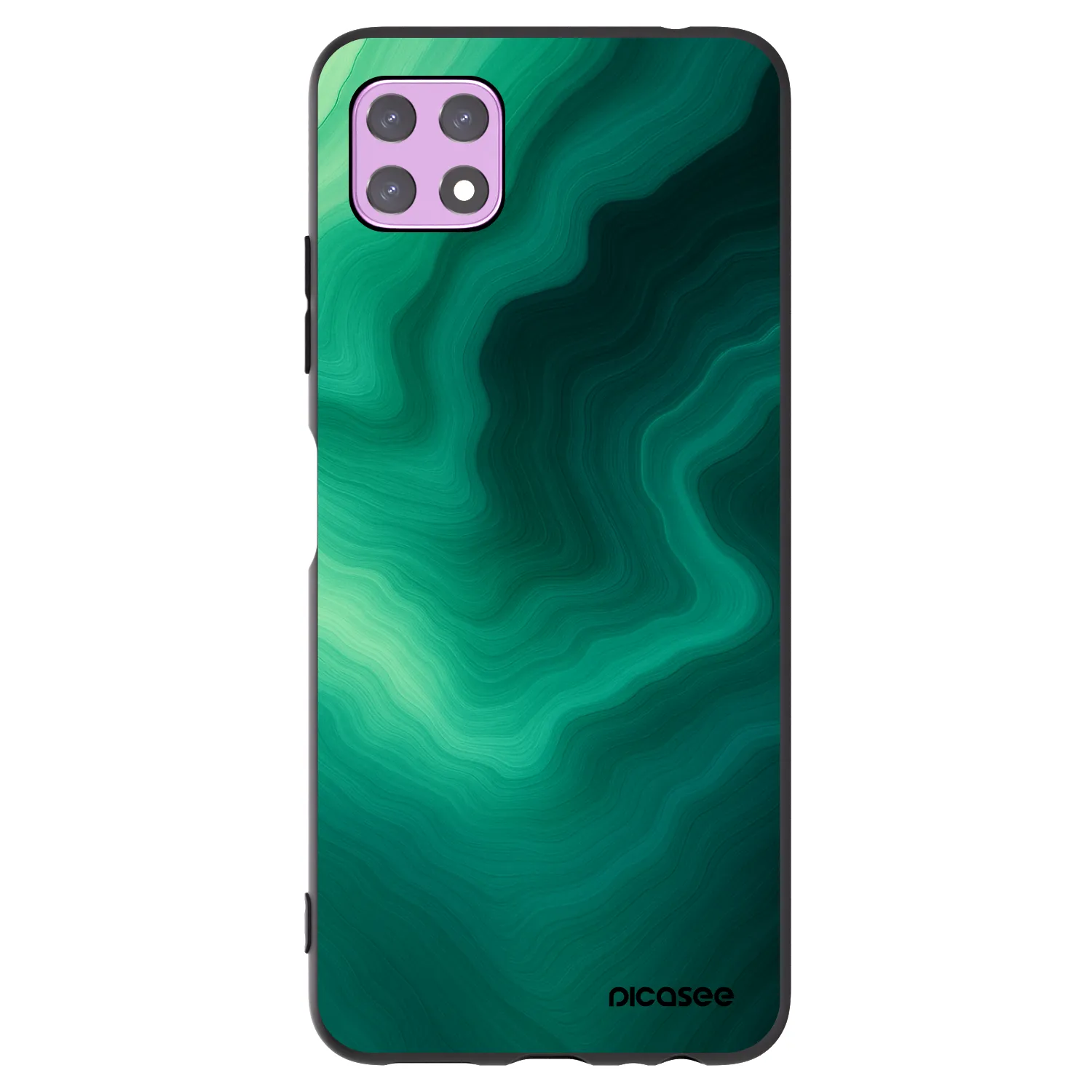 Picasee silikonový černý obal pro Samsung Galaxy A22 A226B 5G - Malachite