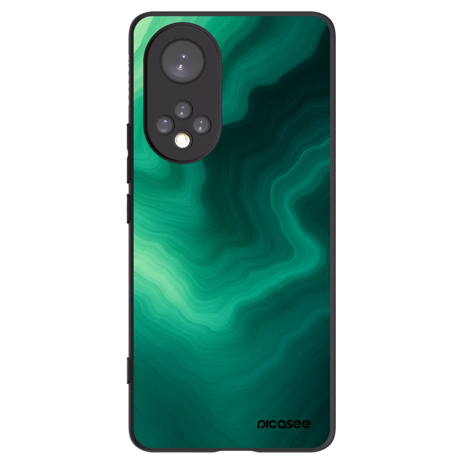 Picasee silikonový černý obal pro Huawei Nova 9 - Malachite