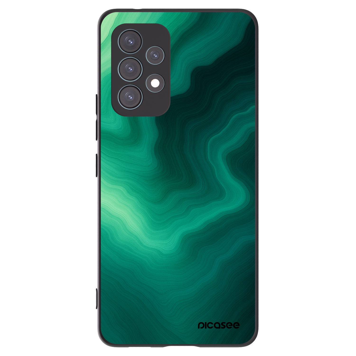 Picasee silikonový černý obal pro Samsung Galaxy A53 5G A536 - Malachite