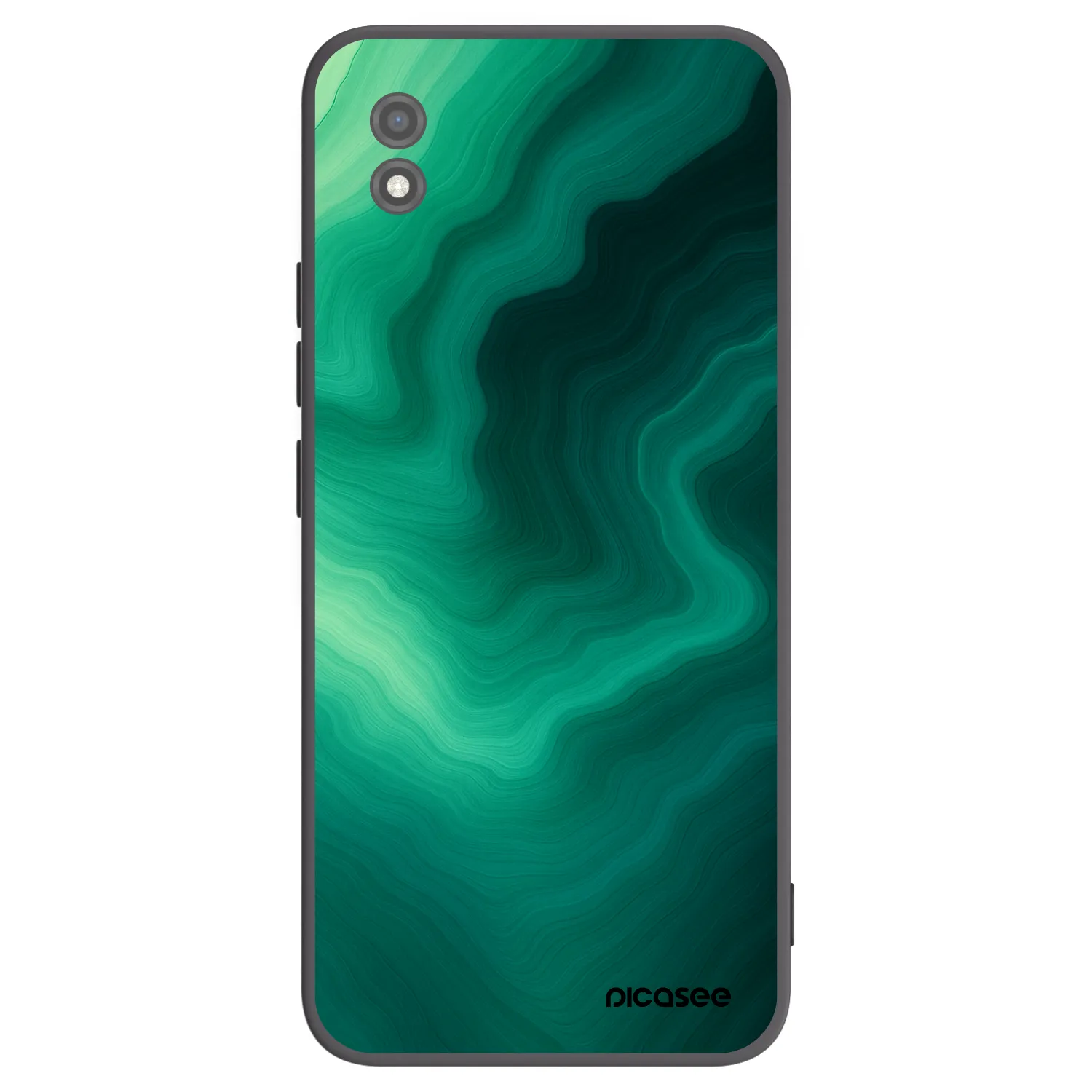 Picasee silikonový černý obal pro Realme C11 (2021) - Malachite