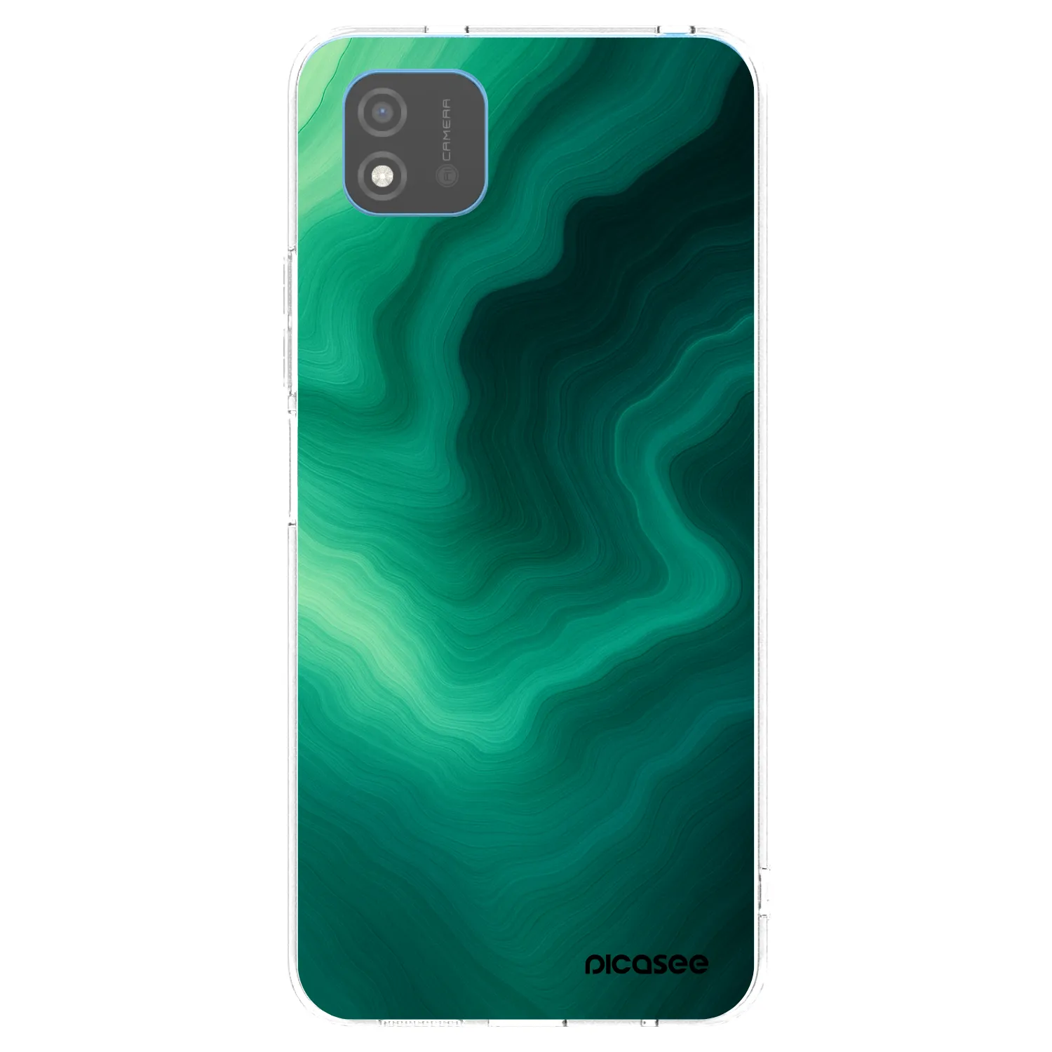 Picasee silikonový průhledný obal pro Realme C11 (2021) - Malachite