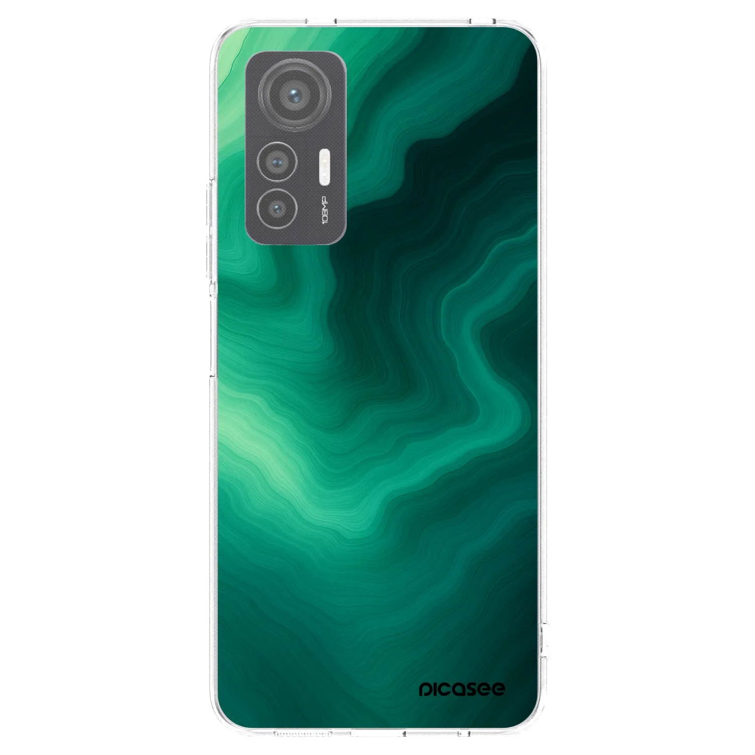 Picasee silikonový průhledný obal pro Xiaomi 12 Lite - Malachite