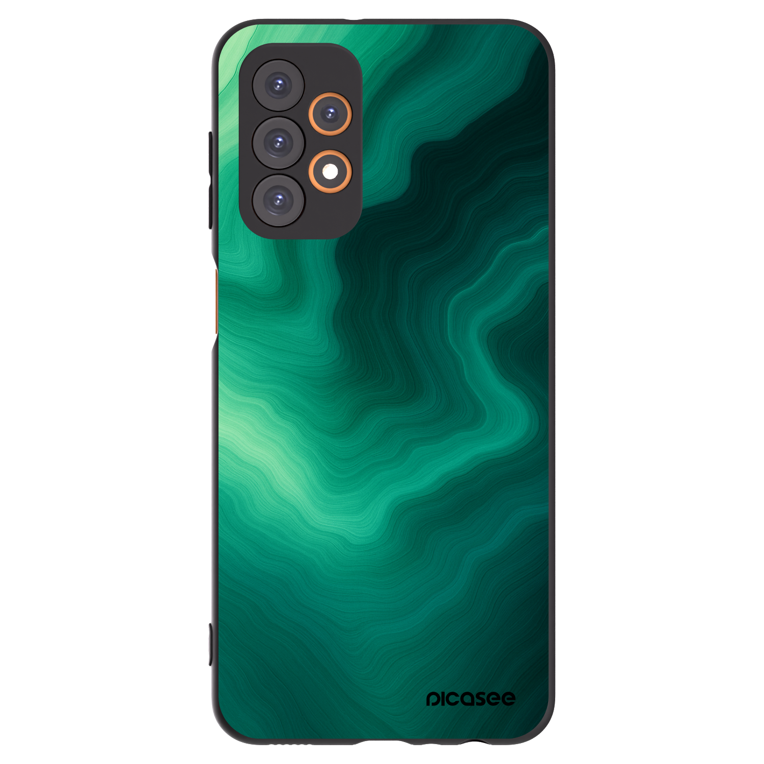Picasee silikonový černý obal pro Samsung Galaxy A23 A236B 5G - Malachite