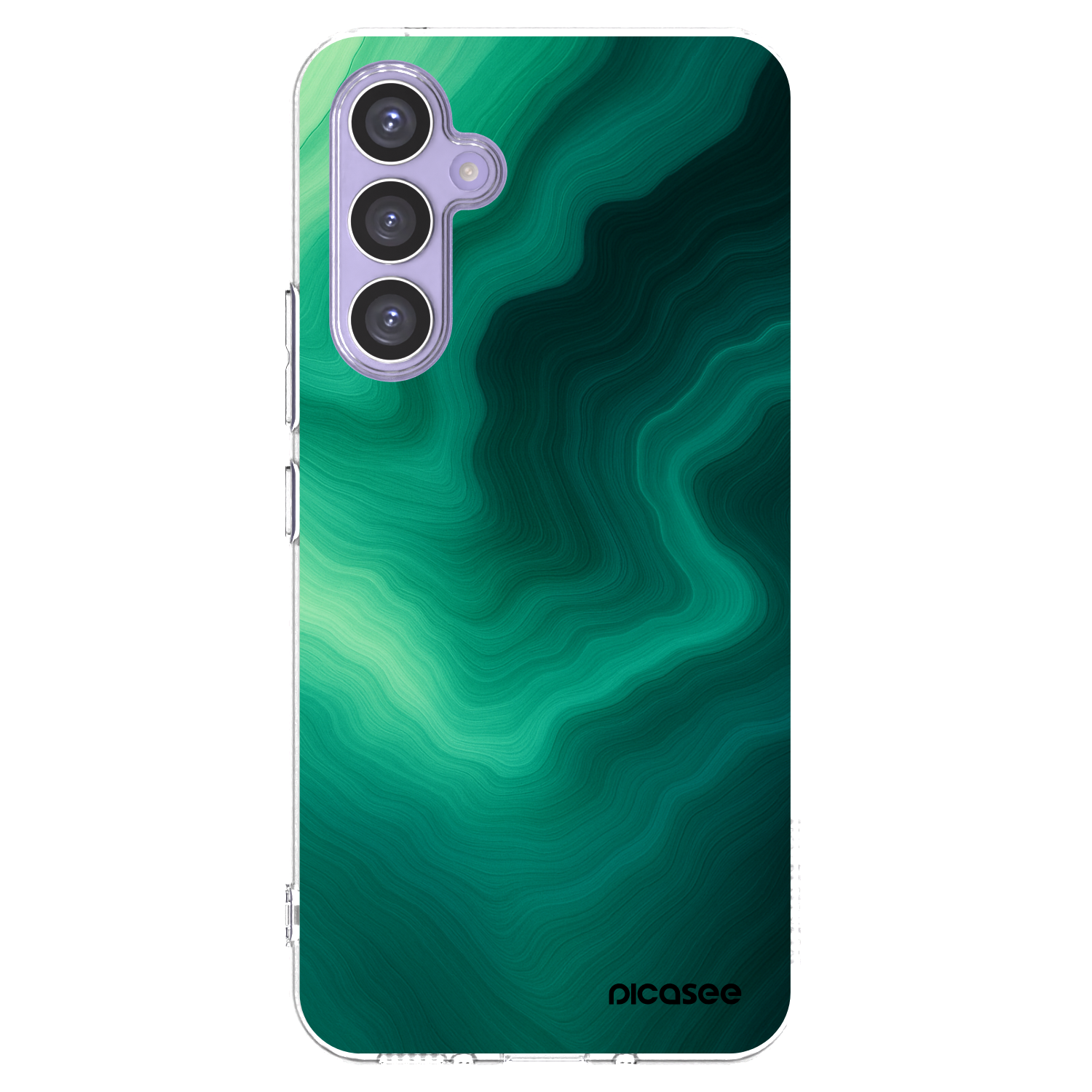 Picasee silikonový průhledný obal pro Samsung Galaxy A54 5G A546B - Malachite