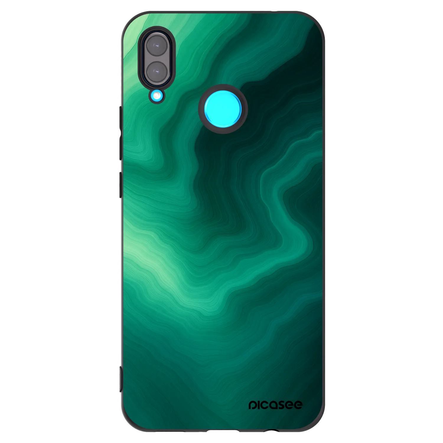 Picasee silikonový černý obal pro Huawei Nova 3 - Malachite