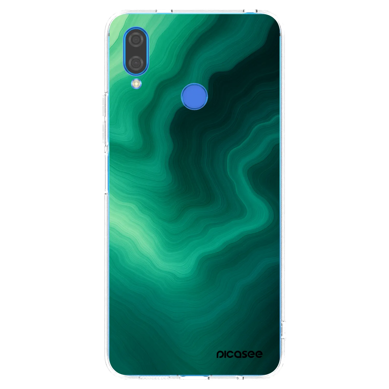 Picasee silikonový průhledný obal pro Huawei Nova 3 - Malachite