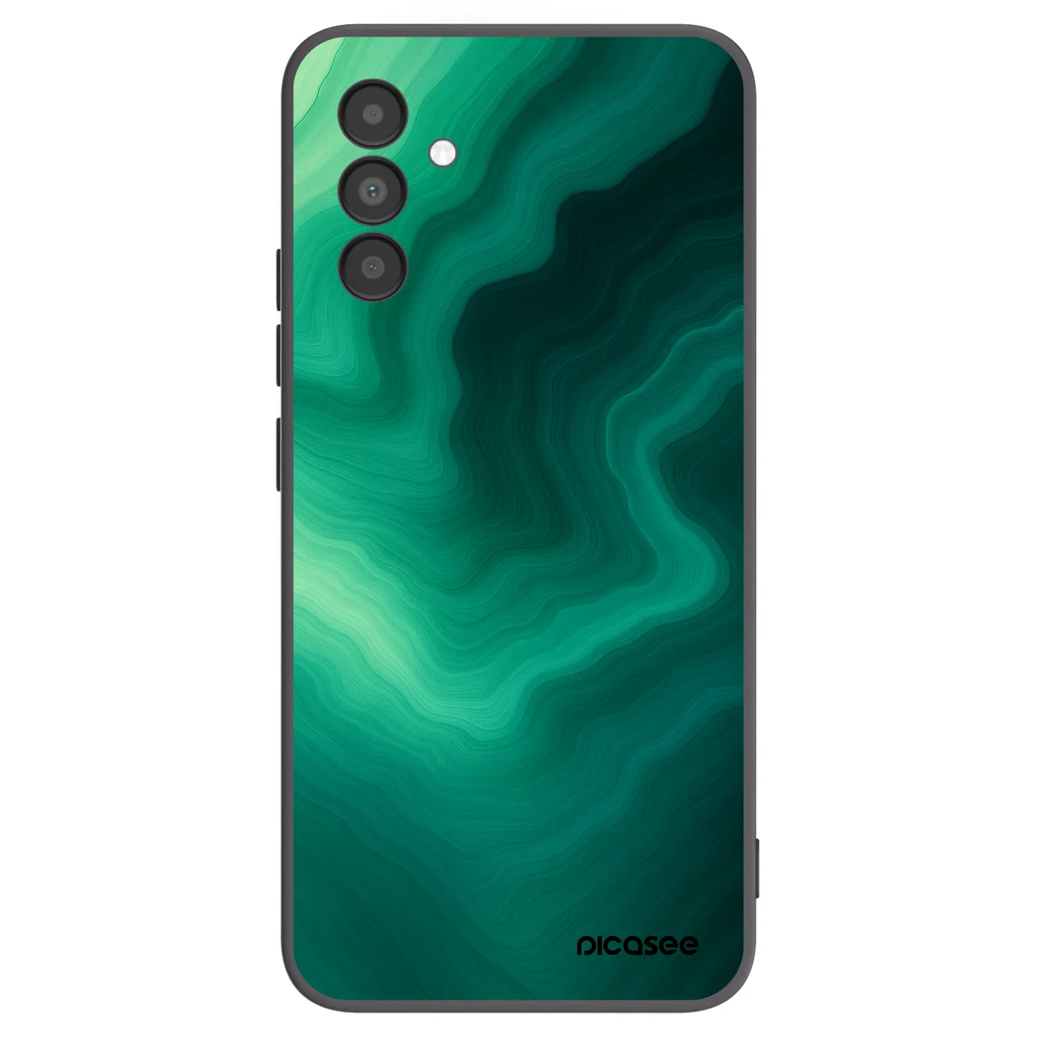 Picasee silikonový černý obal pro Samsung Galaxy A04s A047F - Malachite