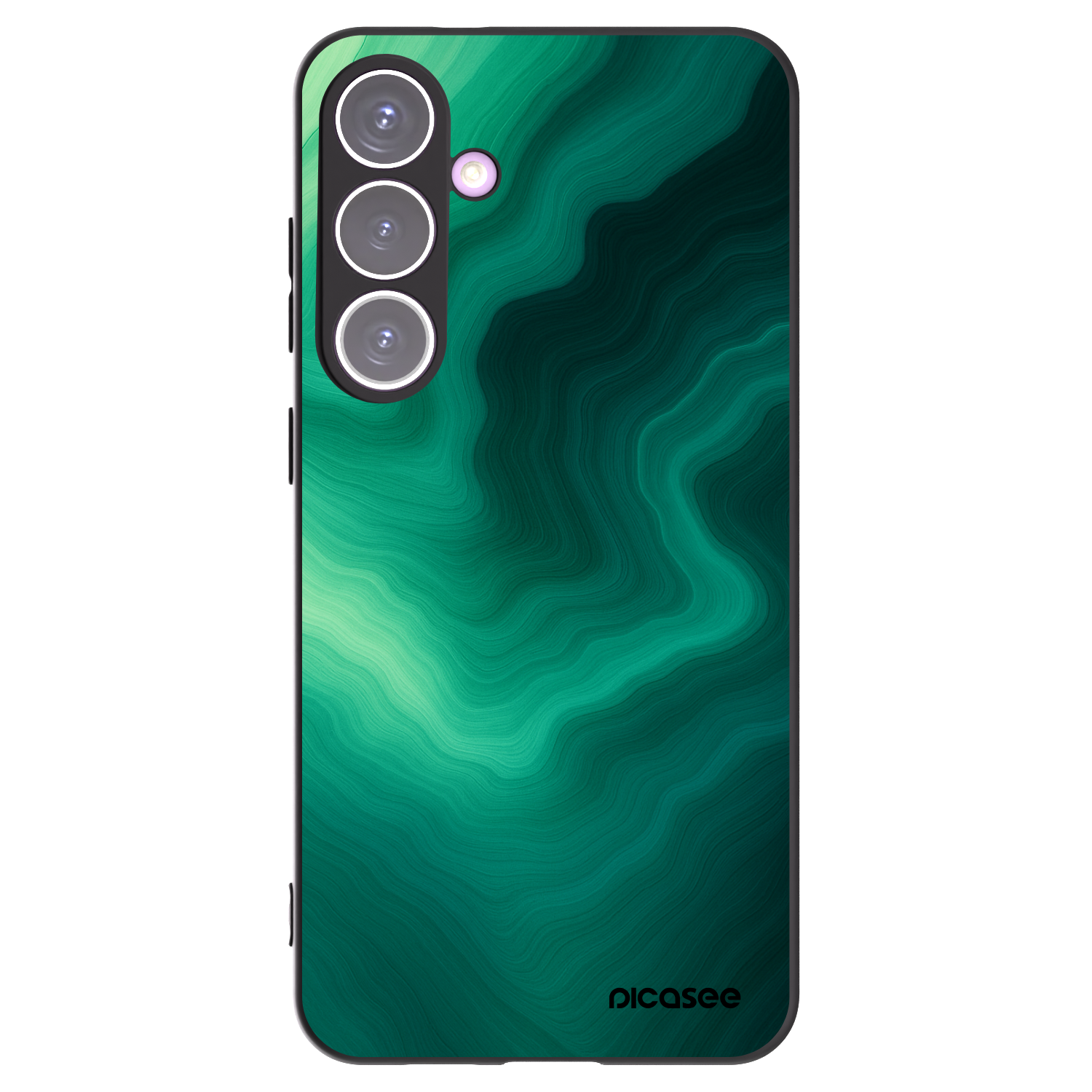 Picasee silikonový černý obal pro Samsung Galaxy S24+ S926B 5G - Malachite