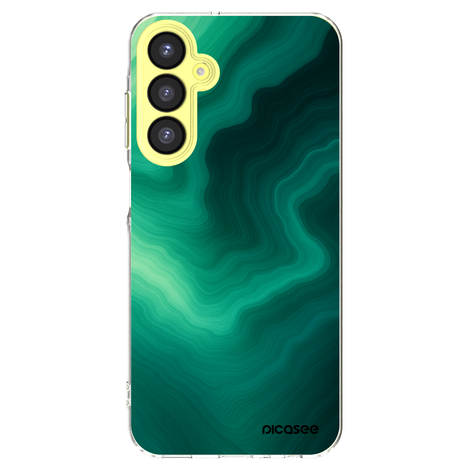 Picasee silikonový průhledný obal pro Samsung Galaxy A25 A256B 5G - Malachite
