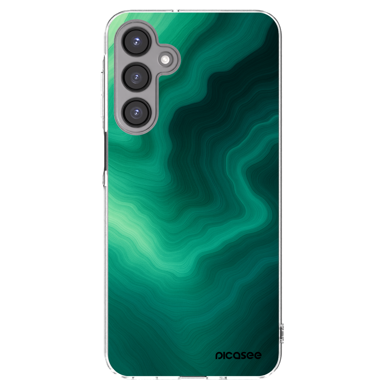 Picasee silikonový průhledný obal pro Samsung Galaxy A16 5G - Malachite