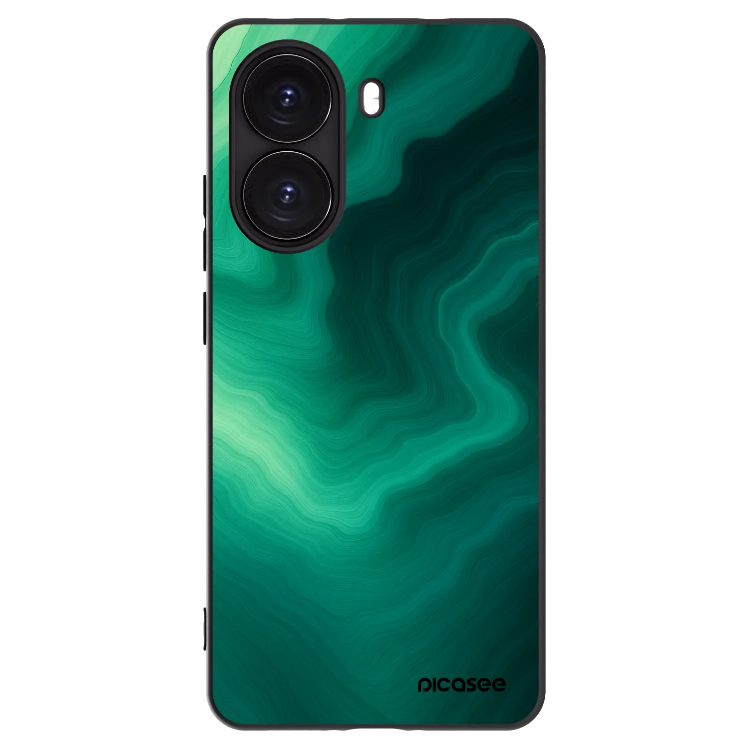 Picasee silikonový černý obal pro Xiaomi Poco X7 Pro 5G - Malachite