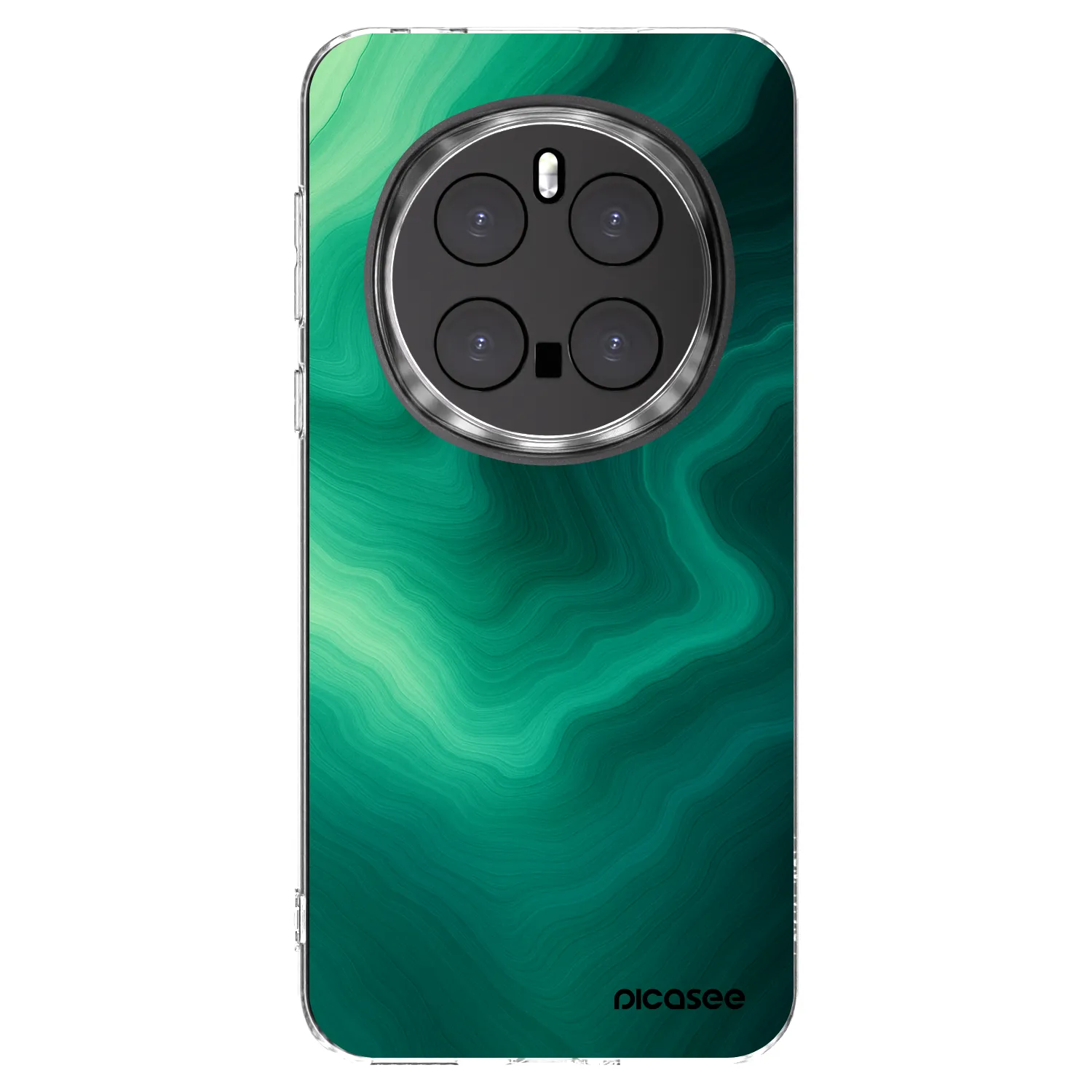 Picasee silikonový průhledný obal pro Honor Magic7 Pro 5G - Malachite