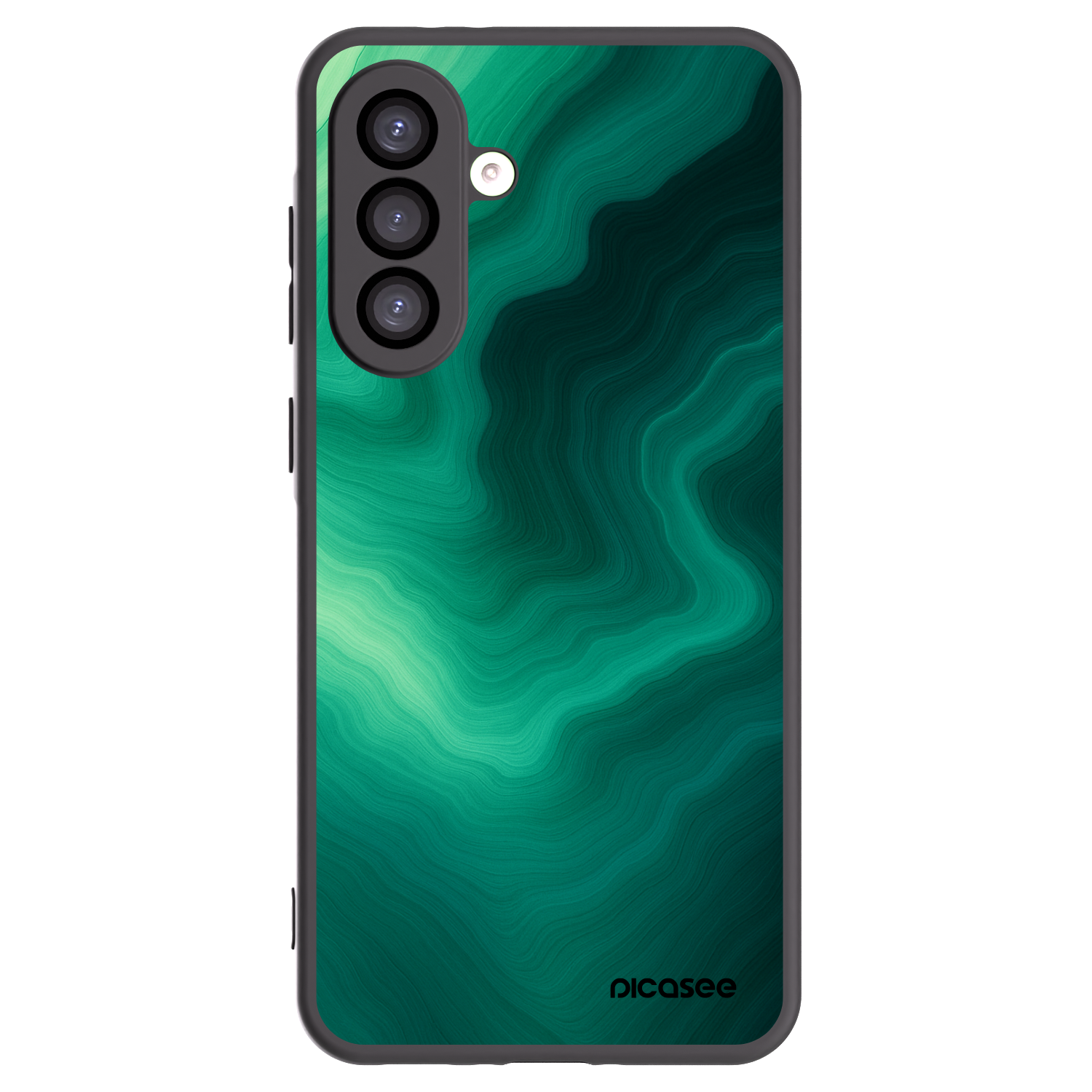 Picasee silikonový černý obal pro Samsung Galaxy A26 5G A266B - Malachite