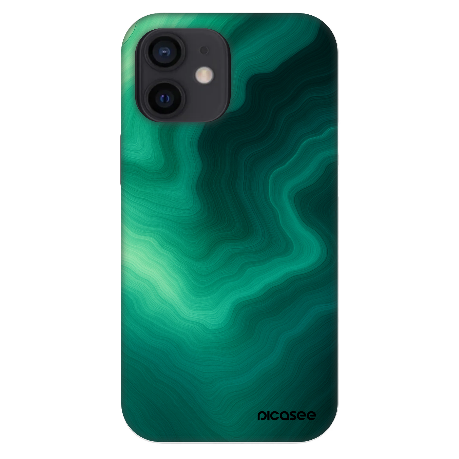 Picasee Fashion Case pro Apple iPhone 12 mini - Malachite
