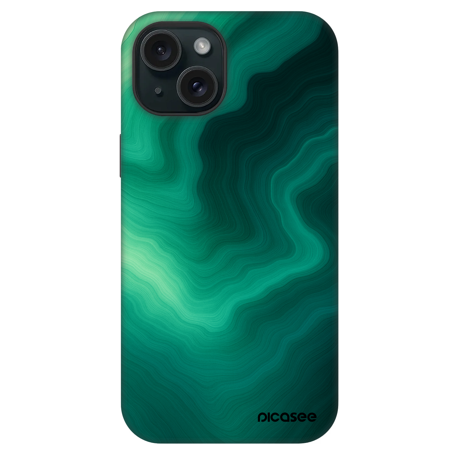 Picasee Fashion Case MagSafe Apple iPhone 15 - Malachite