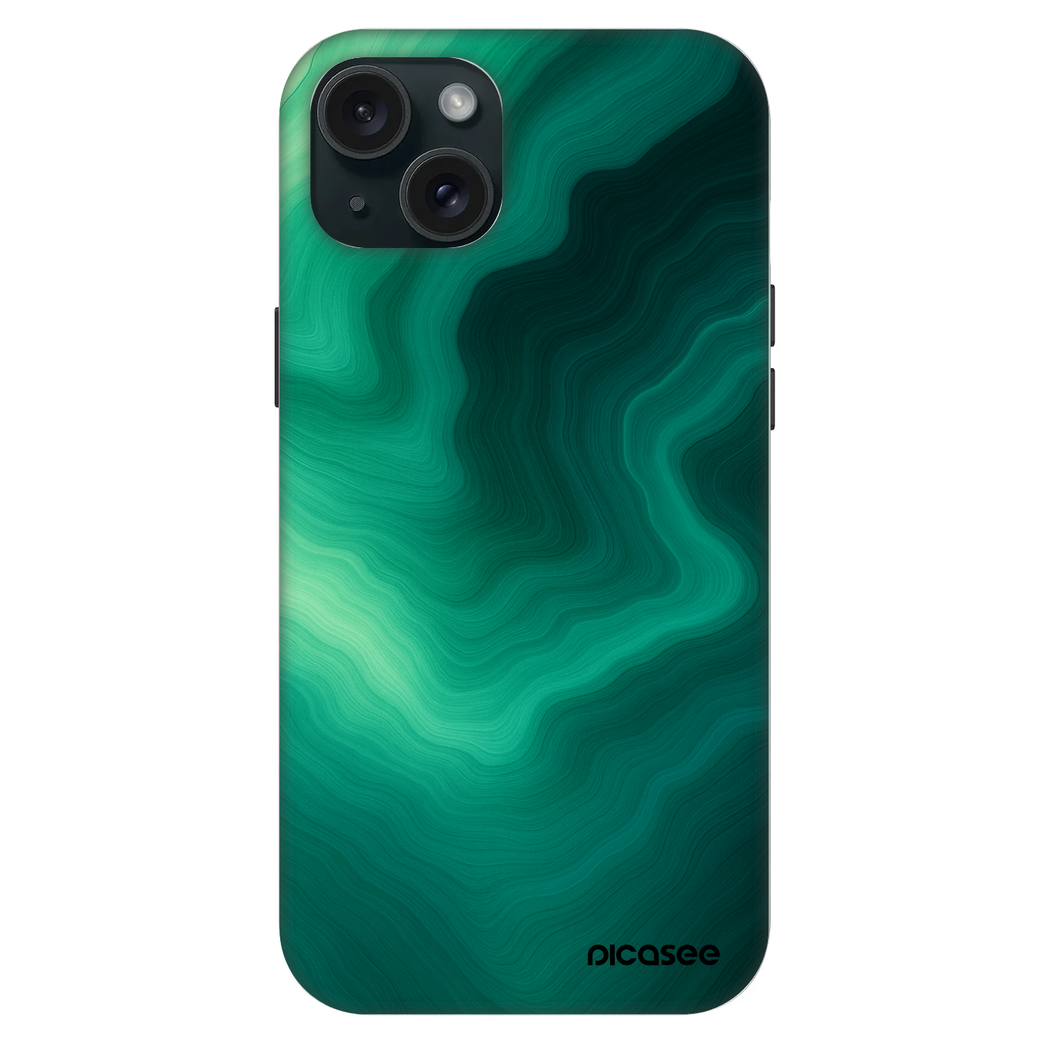 Picasee Fashion Case MagSafe Apple iPhone 15 Plus - Malachite