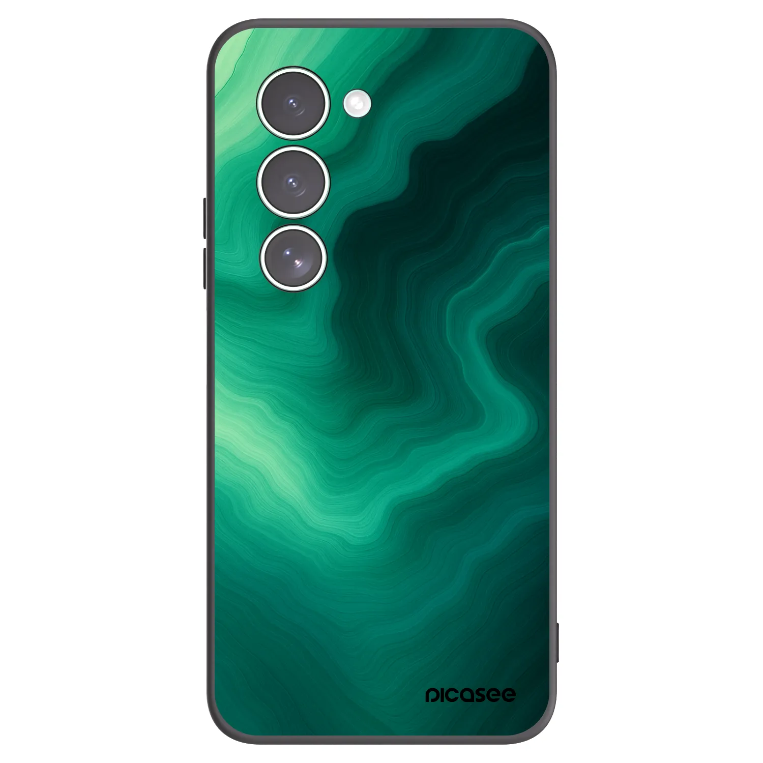 Picasee silikonový černý obal pro Xiaomi Redmi 15 5G - Malachite
