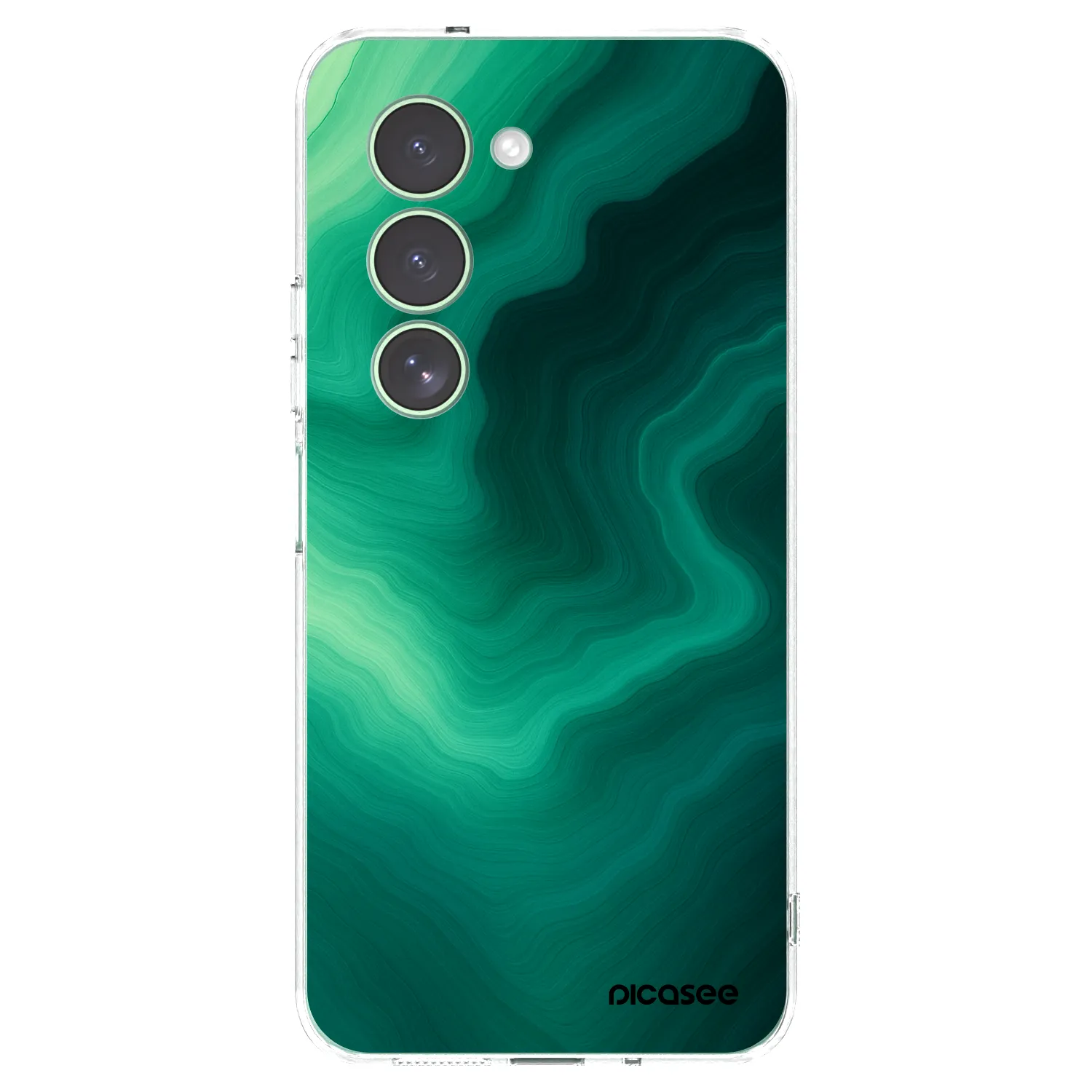 Picasee silikonový průhledný obal pro Xiaomi Redmi 15 5G - Malachite