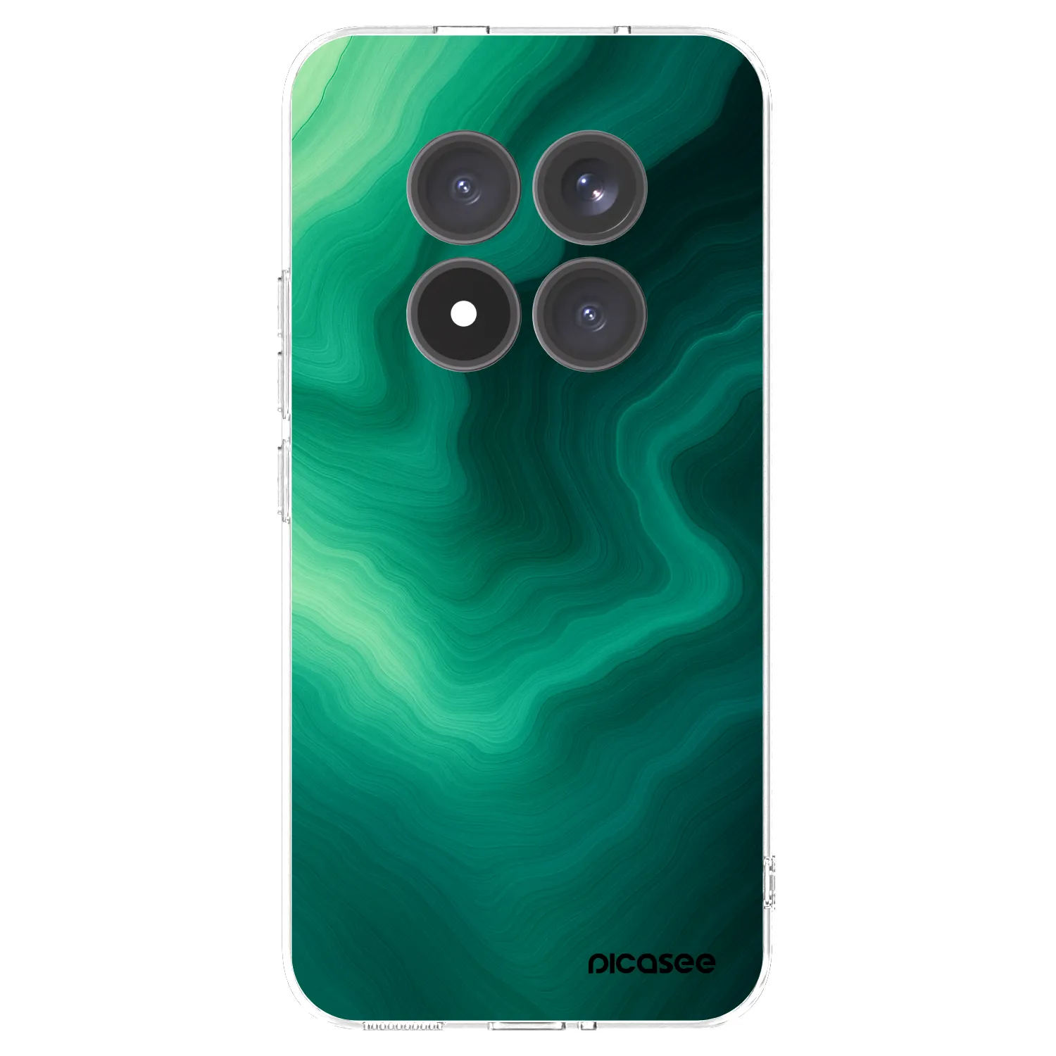 Picasee silikonový průhledný obal pro Xiaomi Redmi Note 15 Pro+ - Malachite