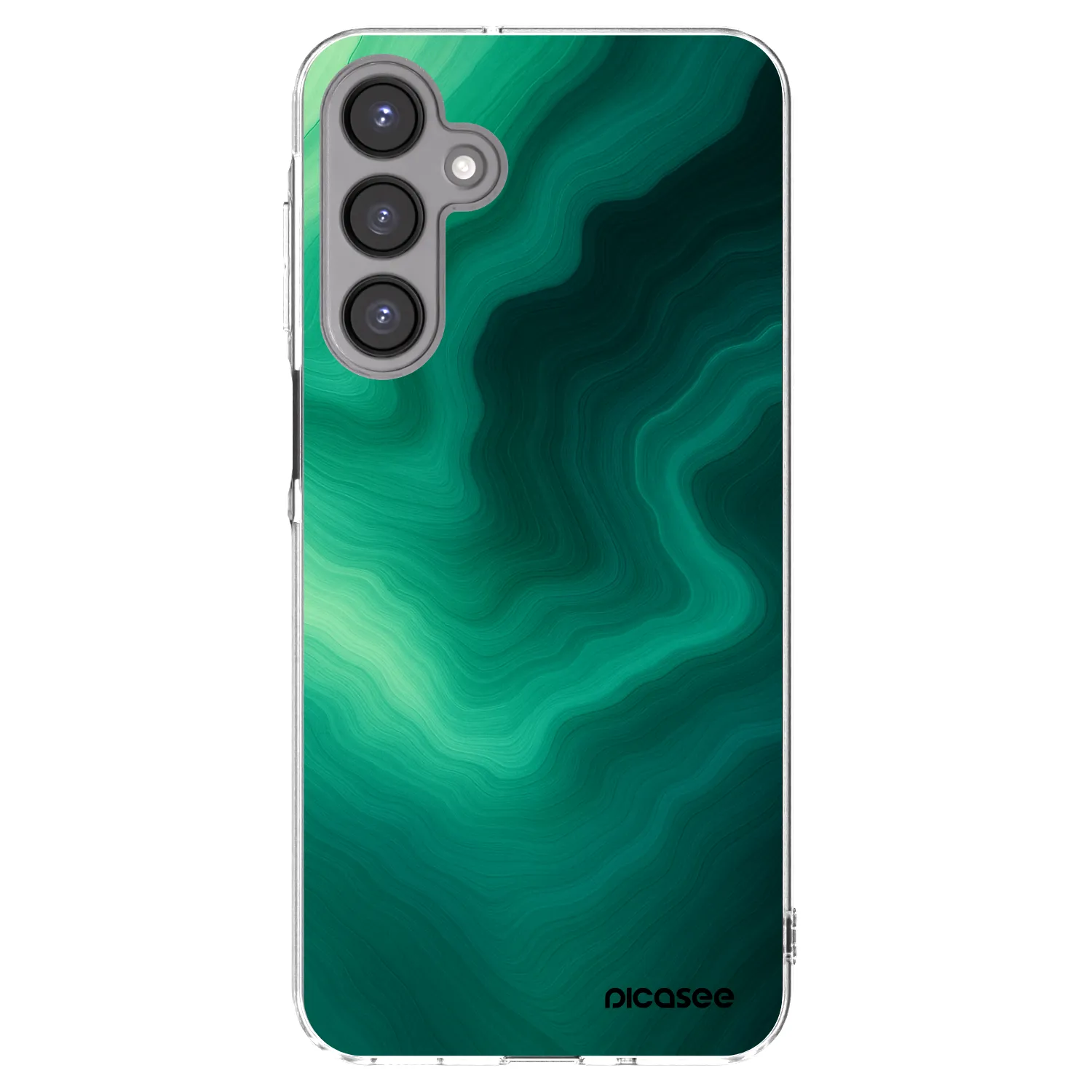 Picasee silikonový průhledný obal pro Samsung Galaxy A16 4G - Malachite