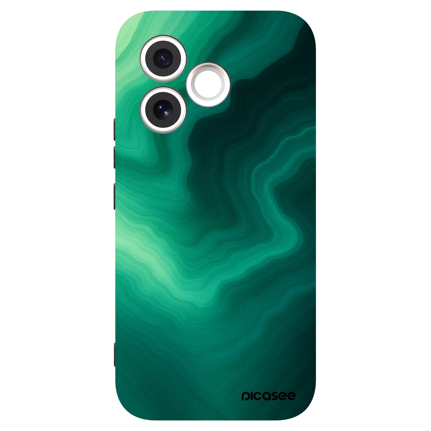 Picasee silikonový černý obal pro Honor 600 Lite - Malachite
